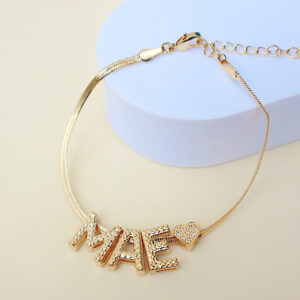 Pulseira encanto de mãe