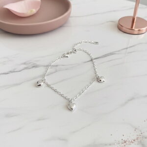 Pulseira Infantil Corações