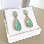 Brinco Royalle Turmalina Banho Ouro