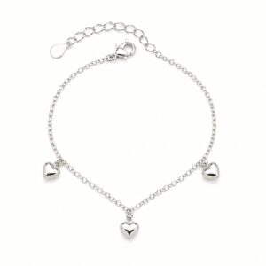 Pulseira Infantil Corações