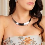 Choker Cleópatra ródio