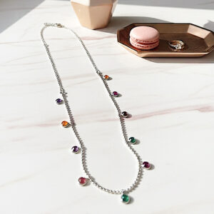 Colar Coloré ródio