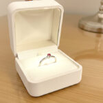 Anel Solitário Rubi