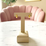 Argola Elegance P banho ouro