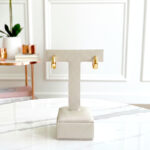 Argola Elegance M banho ouro