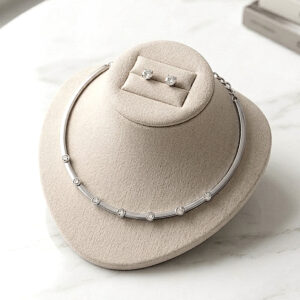 Conjunto Serenity ródio branco