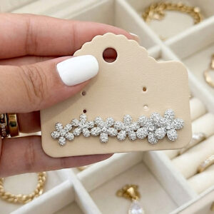 Trio Florzinha ródio branco