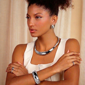 Kit Cleopatra ródio branco