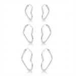 Trio Core prata 925