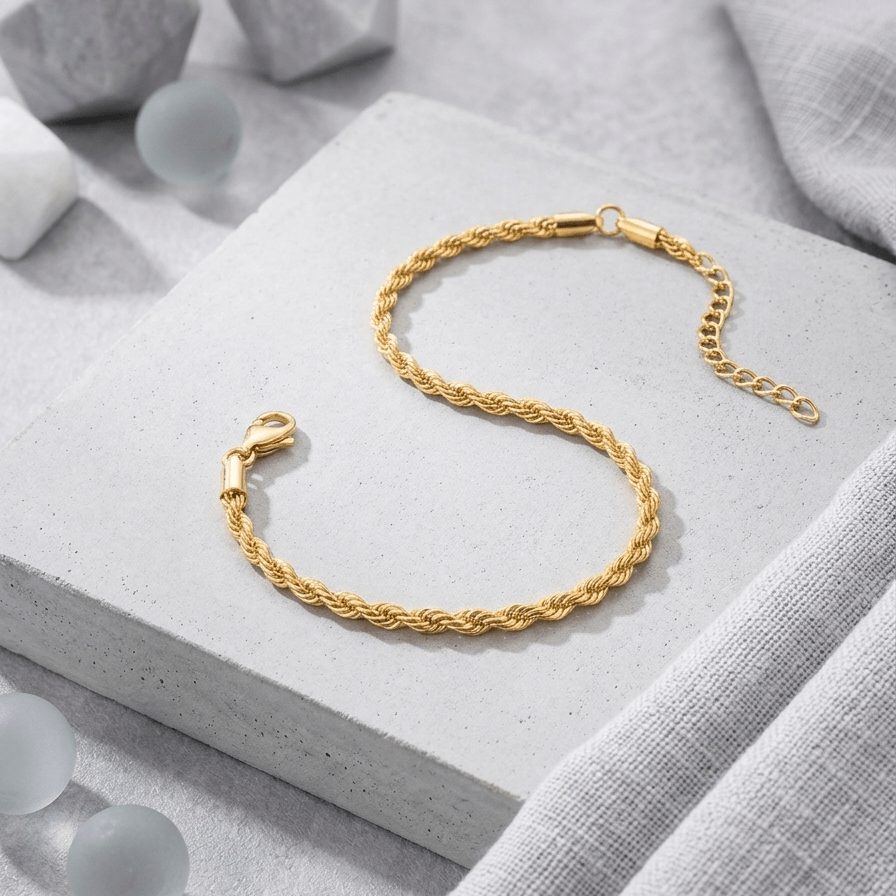 Pulseira masculina cordão baiano - Imagem 3