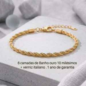 Pulseira masculina cordão baiano