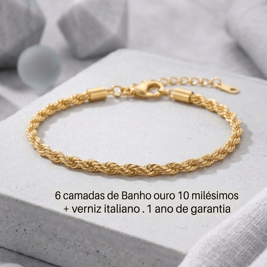 Pulseira masculina cordão baiano